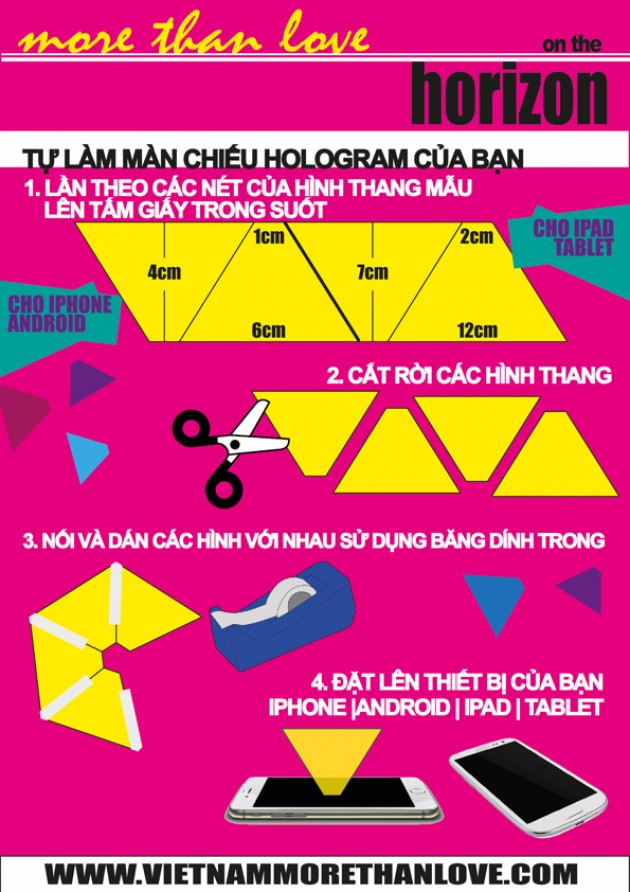 Vietnam MoreThan Love on theHorizon: Make Your Own DYI Hologram Projectors (Vietnamese)