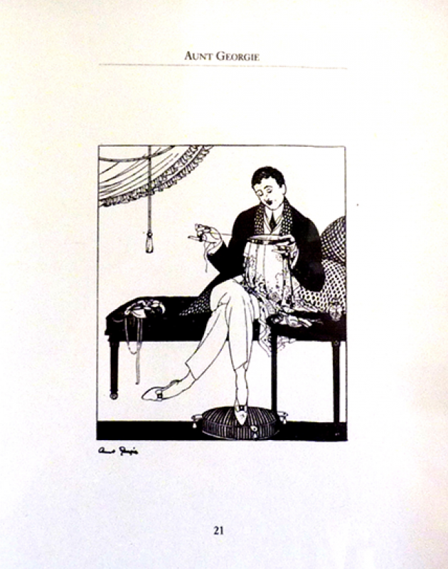 Untitled (Aunt Georgie, illustration by George Plank, 1916)